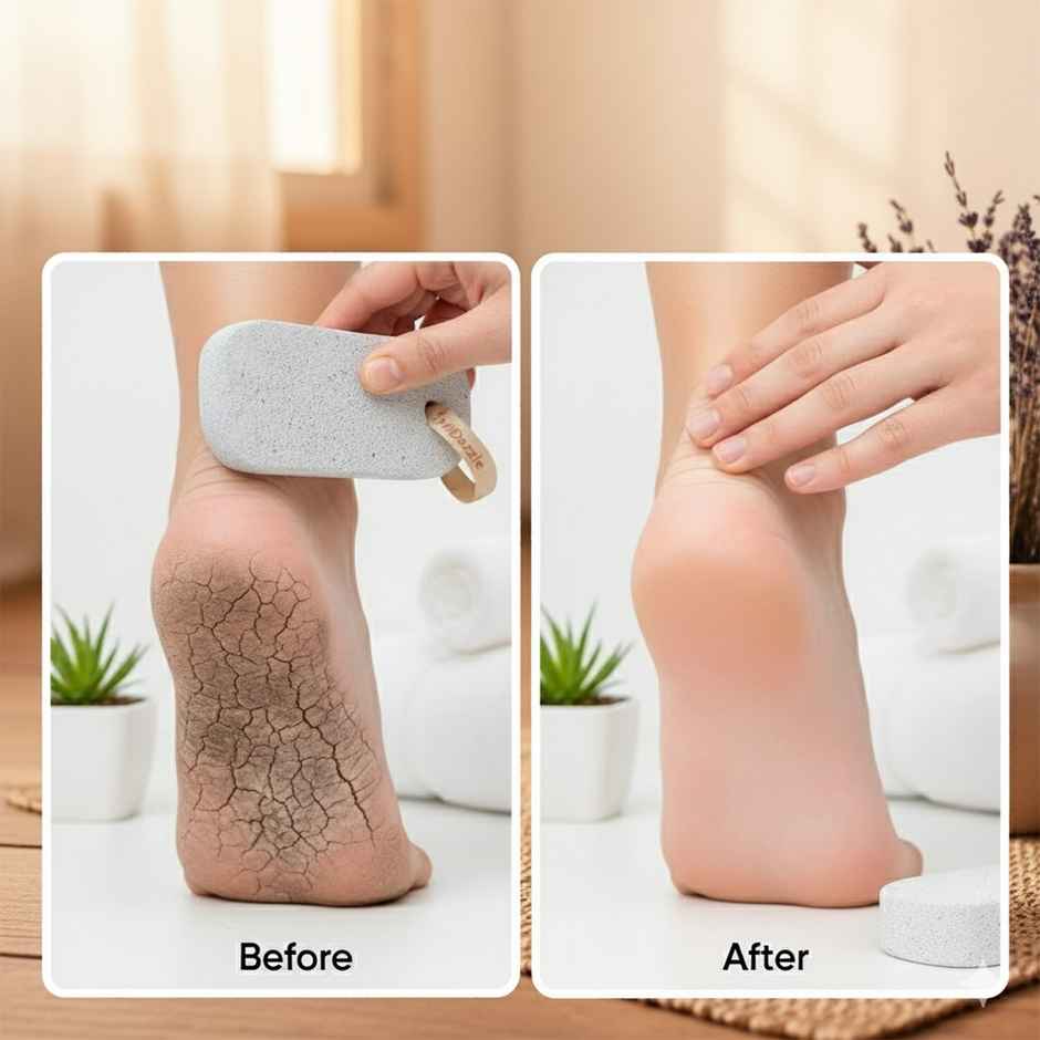 Midazzle Capsule Shaped Pumice Stone | Medium | MIPS5101
