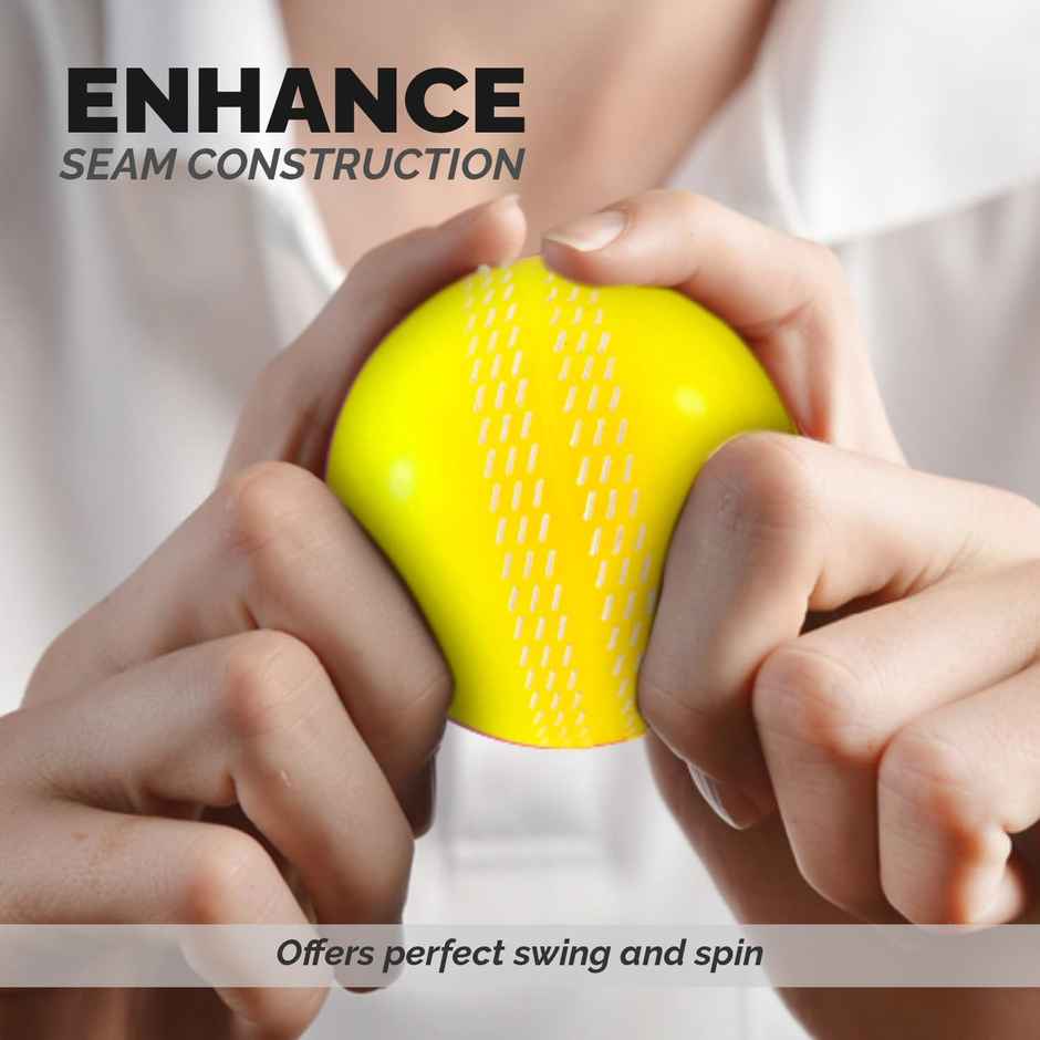 DSC Zoomer i20 Windball Cricket Yellow