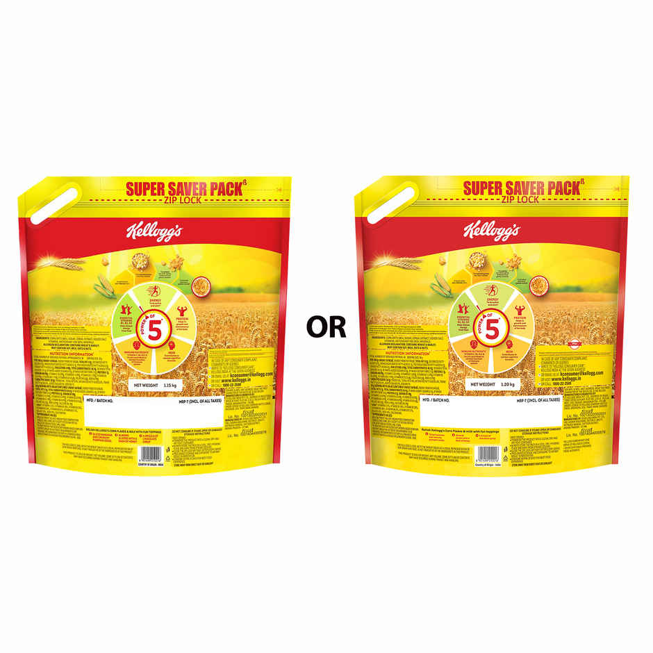 Kellogg's Corn Flakes Power of 5 (Super Saver PacK)