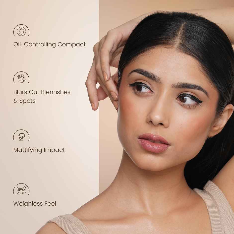 Swiss Beauty Oil Control Compact Powder - 01 Pearly Ivory