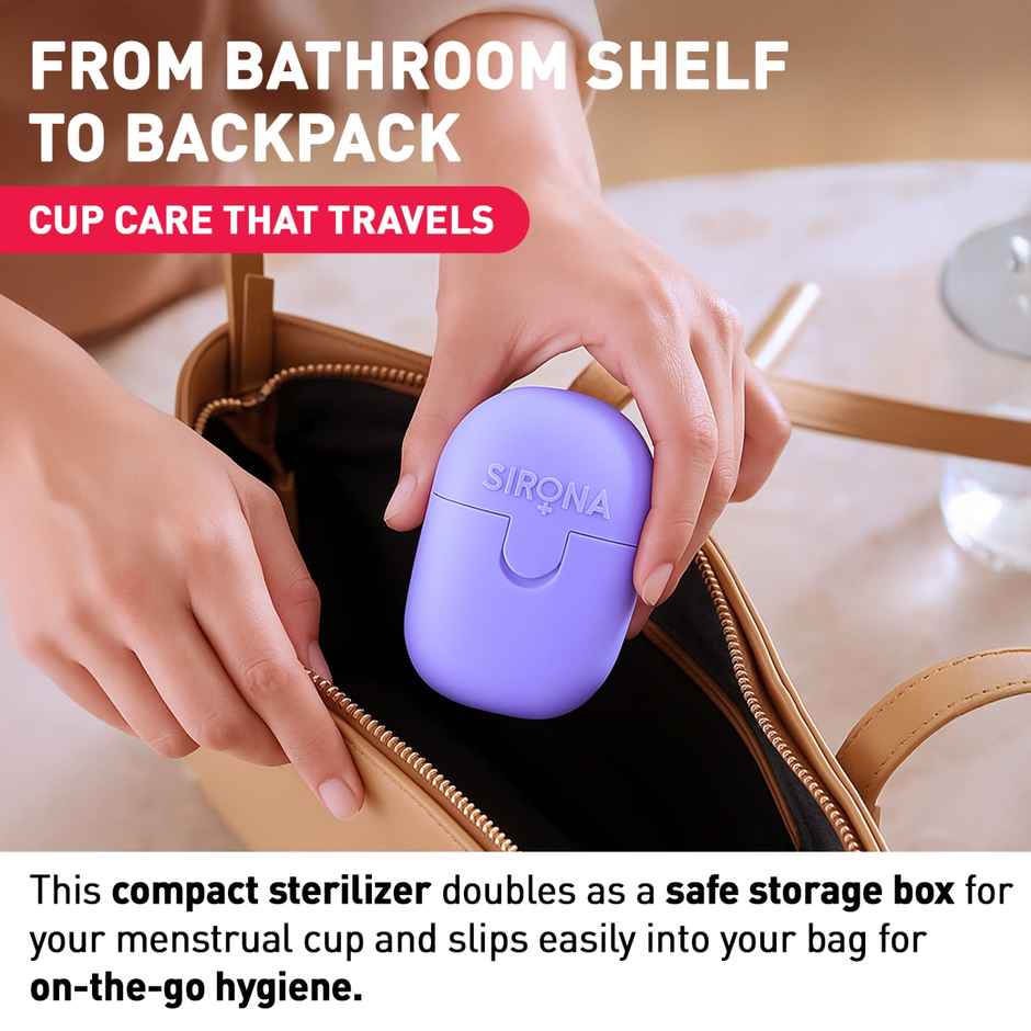 Sirona Portable Menstrual Cup Sterilizer