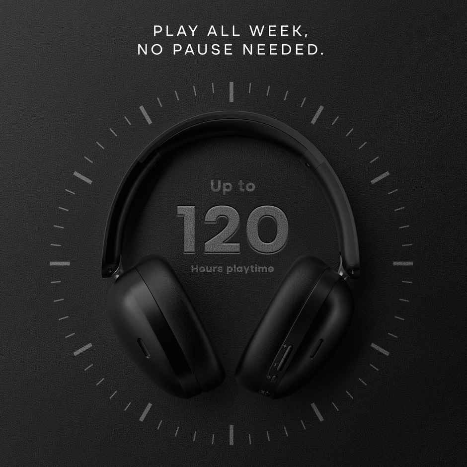 Noise Airwave Max XR Overhead Wireless Headphone | Carbon Black