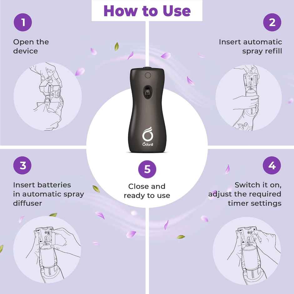 Odonil Exotic Sensual Dahlia Automatic Room Freshener Spray Refill