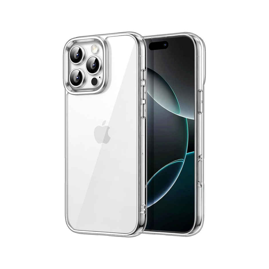 ExpressB For iPhone 16 Pro Case Cover Anti-Scratch Camera Protect Pc+Tpu Transparent - Clear