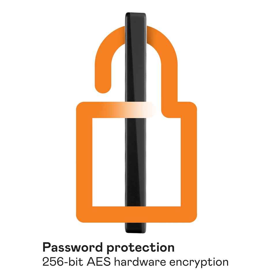 WD Wd 2Tb My Passport Portable Hard Disk Drive | Usb 3.0 Password Protection - Black