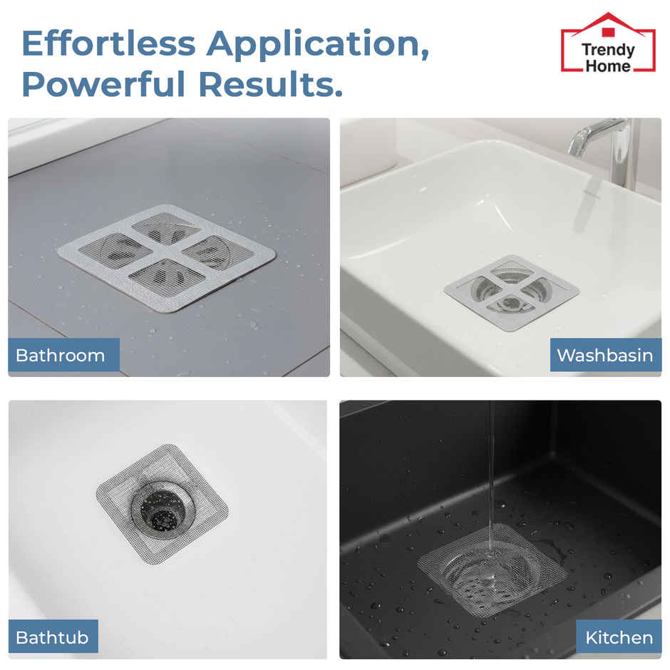 Senego Disposable Drain Cover Mesh Stickers for Kitchen, Bathroom & Sink