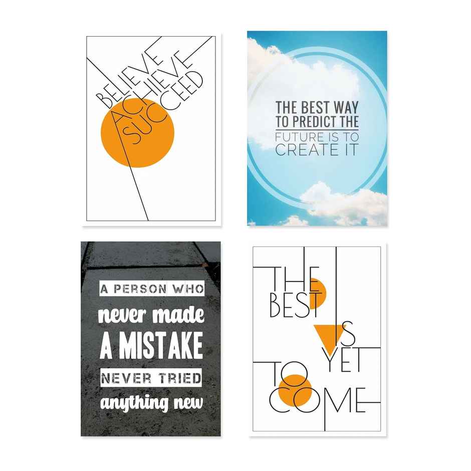 Paper Plane Design Wall Posters For Office Decor | Set of 10 | Size | 12 Inch x 18 Inch | D50