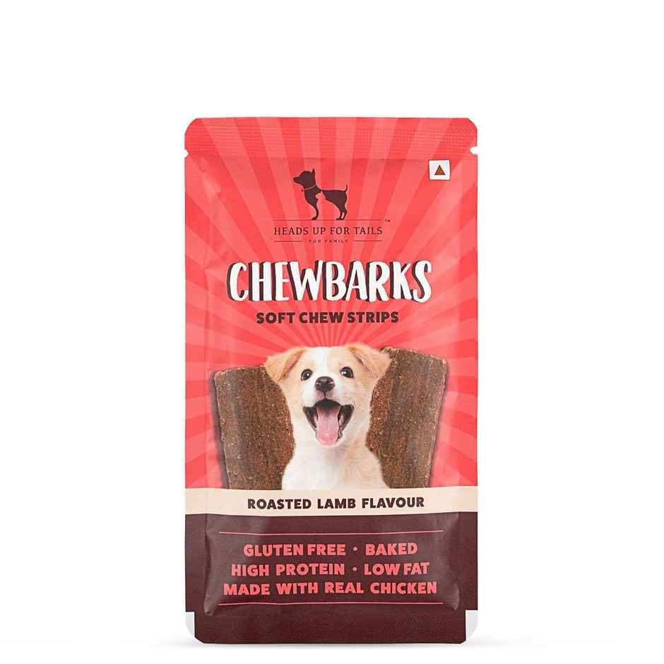 HUFT Chewbarks Roasted Lamb Soft Chew Strips Treat For Dogs