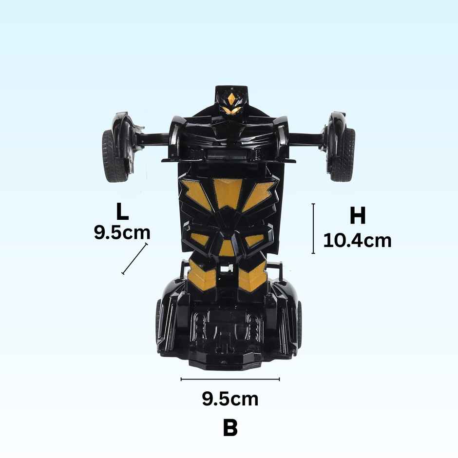 Race N Roll Deforming Friction Car Lam Black