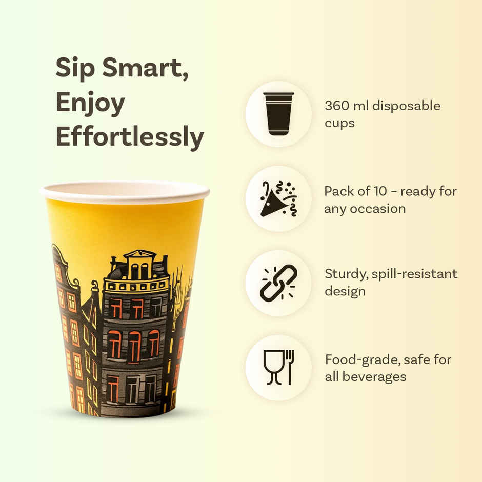 Paper Cup | 360 ml | Careswipe