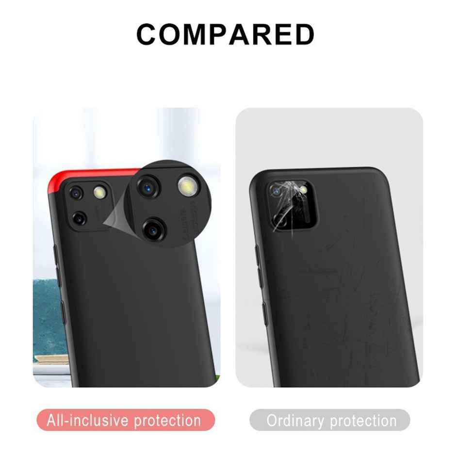 Kwine Case Poco C3 Back Cover - 360 Degree Case - Blue Color