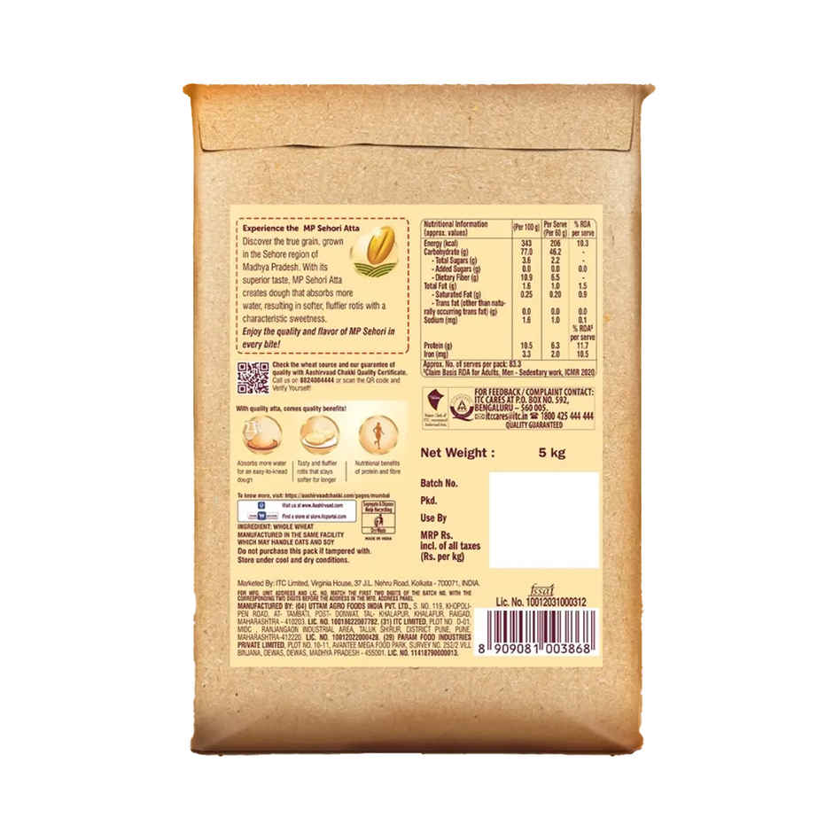 Aashirvaad Chakki MP Sehori Atta | Gahu Peeth, Gahu Lot