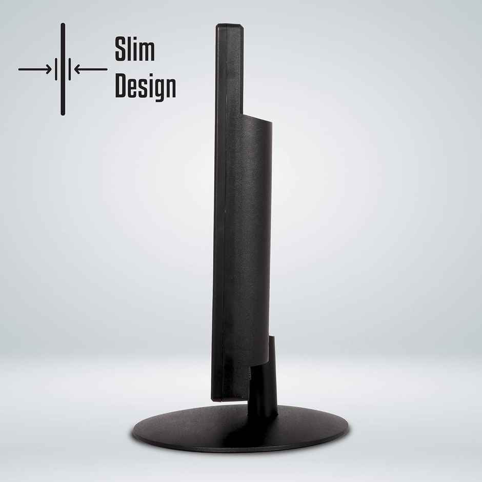 Zebronics Zeb-V19Hd 18.5 Inch (46.99 Cm) Led Monitor with Supporting Hdmi, Vga Input, Hd 1366 X 768 Pixels, 16.7M Colors, Glossy Panel, Slim Design & Wall Mountable - Black