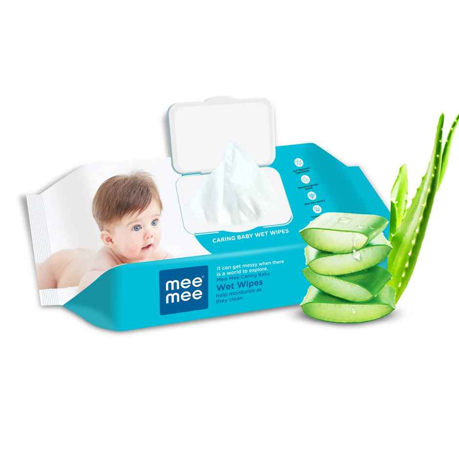 Mee Mee Baby Wet Wipes Aloe Vera For Kids | 0 - 3 years Combo