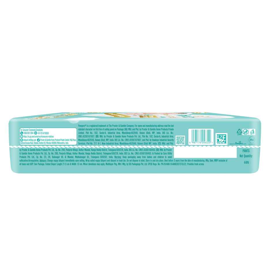 Pampers Premium Care Baby Diapers | Pant Style | L | 44 pcs Combo