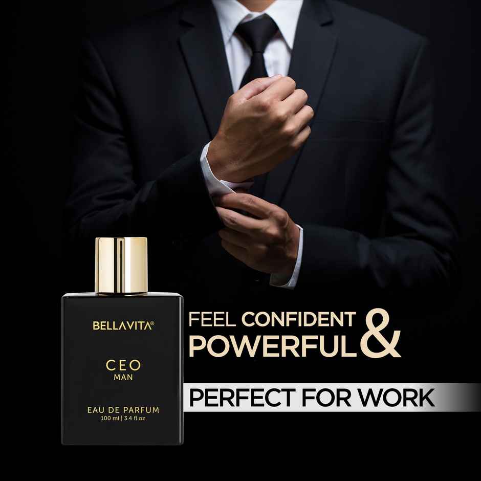 Bella Vita Organic Ceo Man Eau De Parfum For Men Long-Lasting Hints Of Lemon And Sugar (100ml) & Ferrero Rocher Gift Pack (50g) Combo 
