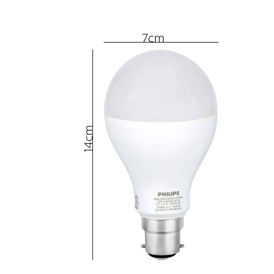 Philips 16 W LED Bulb White | 6500K | Eye Comfort | B22 Base Holder