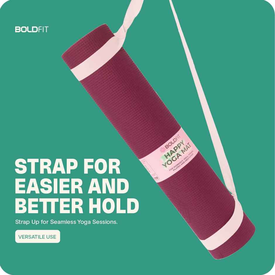 Boldfit 6Mm Yoga Mat | Durable Eva Material For Comfortable Workouts - Purple (1pc) & Dr. Morepen Multivitamins For Women With Calcium For Energy & Immunity Boost - 60 Veg Tablets (1pc) Combo