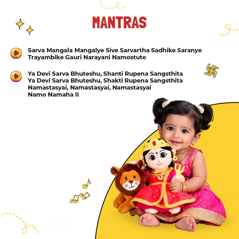 Panda's Box Mantra Chanting Devi Durga | Medium - 26 cm