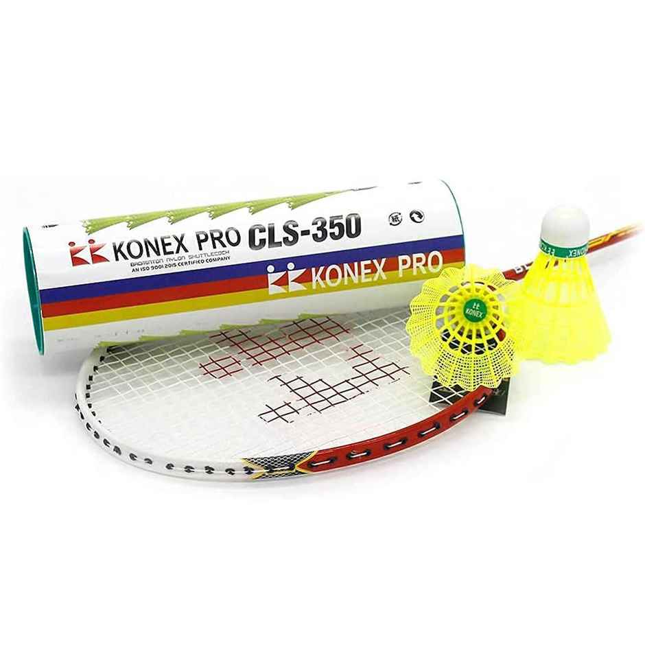 Konex CLS 350 Nylon Shuttle Cock | Yellow
