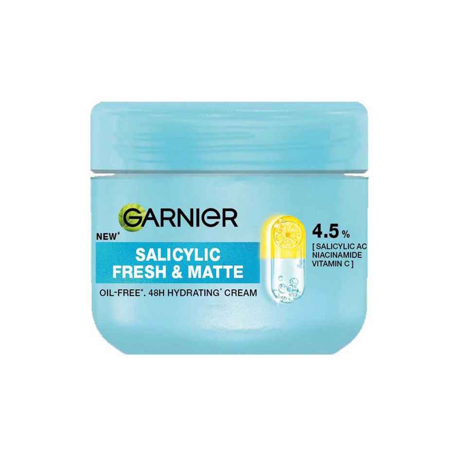 Garnier Fresh & Matte Salicylic Acid Sorbet Moisturizer, 4.5% Salicylic Acid+Niacinamide+Vit C