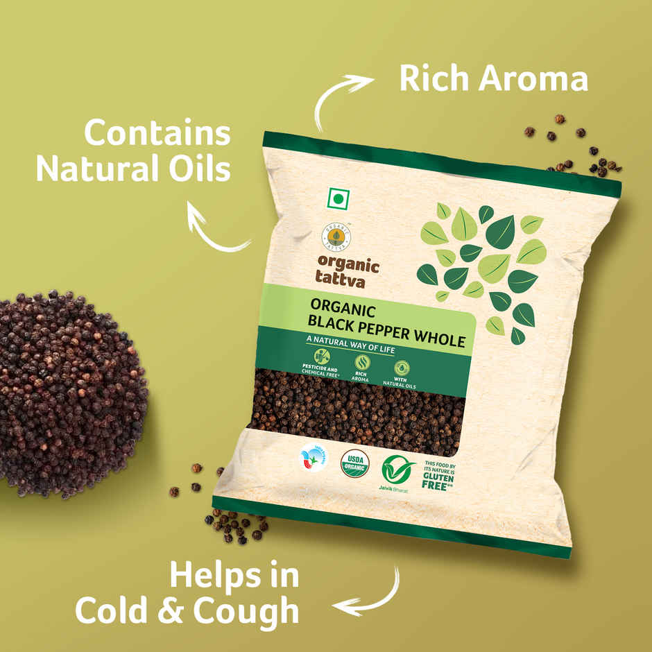 Organic Tattva Black Pepper Whole