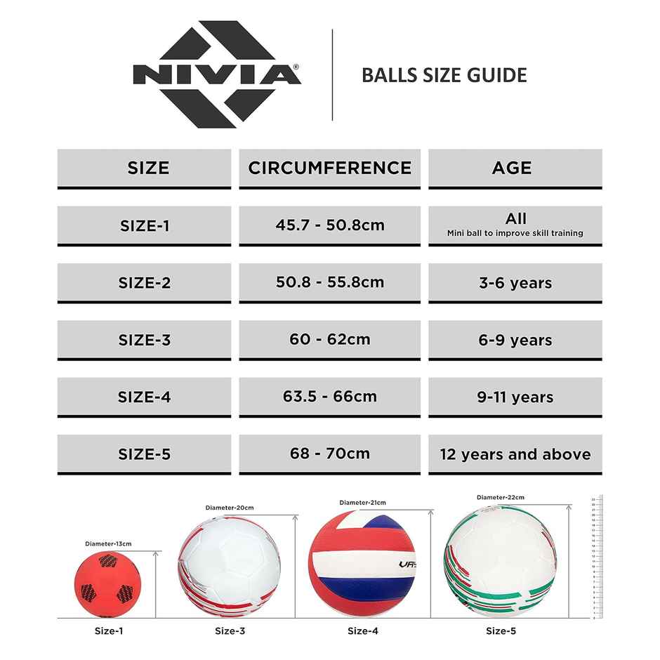 Nivia Country Color Molded Football Size 5 - Argentina