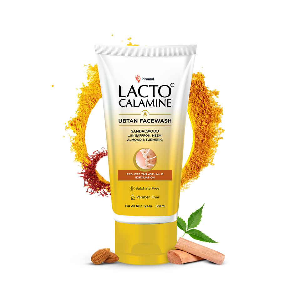 Lacto Calamine Ubtan Face Wash For Glowing Skin Natural Face Wash With Sandalwood
