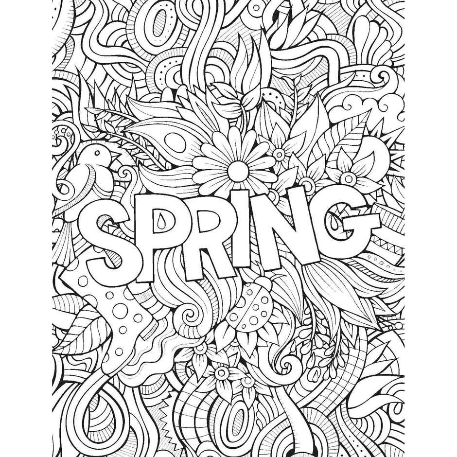 Creative Doodle Colouring Patterns | Coloring Book For Adults | Art Therapy Relaxing Colouring Book