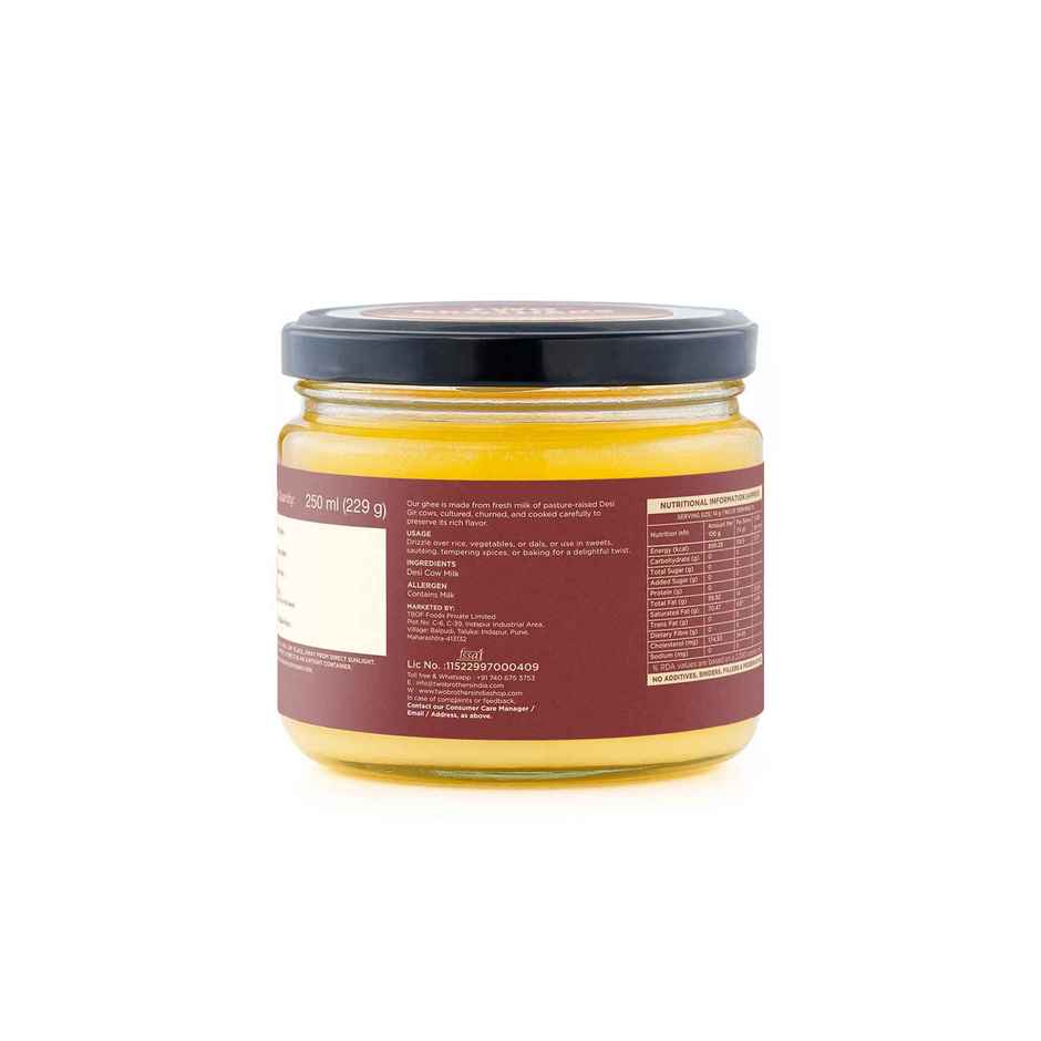 Two Brothers Desi Gir Cow Cultured Ghee