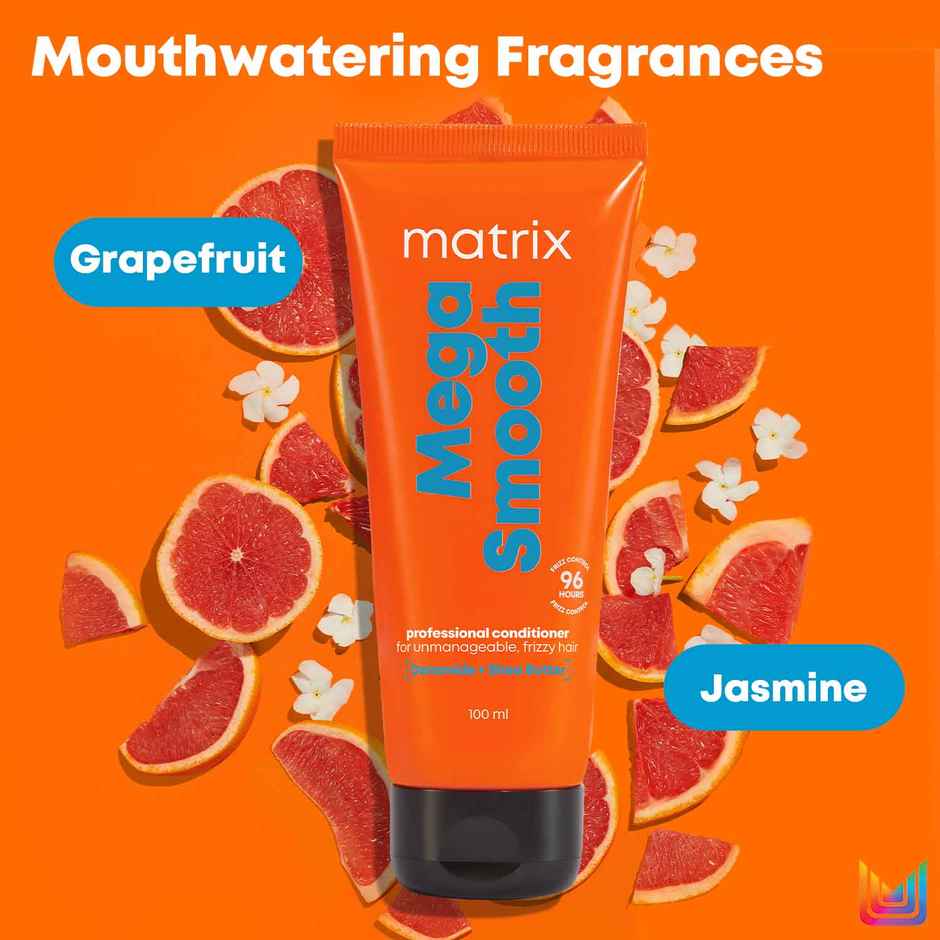 Matrix Mega Smooth Anti-Frizz Conditioner with Shea Butter | 4-Days Frizz Control