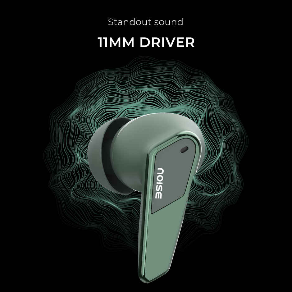 Noise Buds N1 Pro 30dB ANC 60H Battery Dual Pairing Instacharge TWS Earbuds | Chrome Green