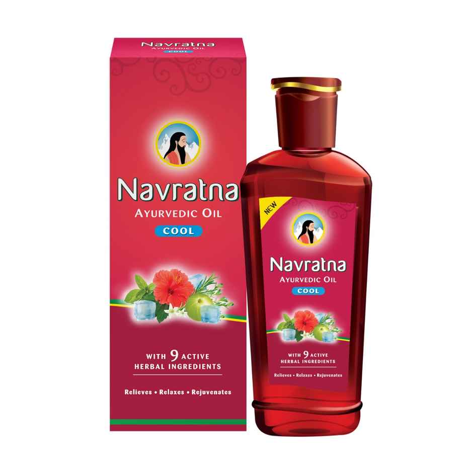 Navratna Cool Ayurvedic Hair Oil, 100 ml