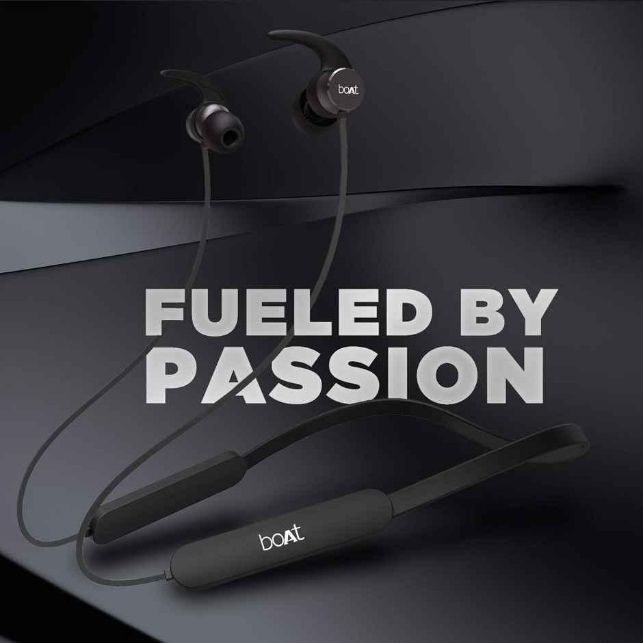 boAt Rockerz 255F Pro BT Neckband w/ 10H Playtime, ASAP Charge & IPX5 Rating (Active Black)