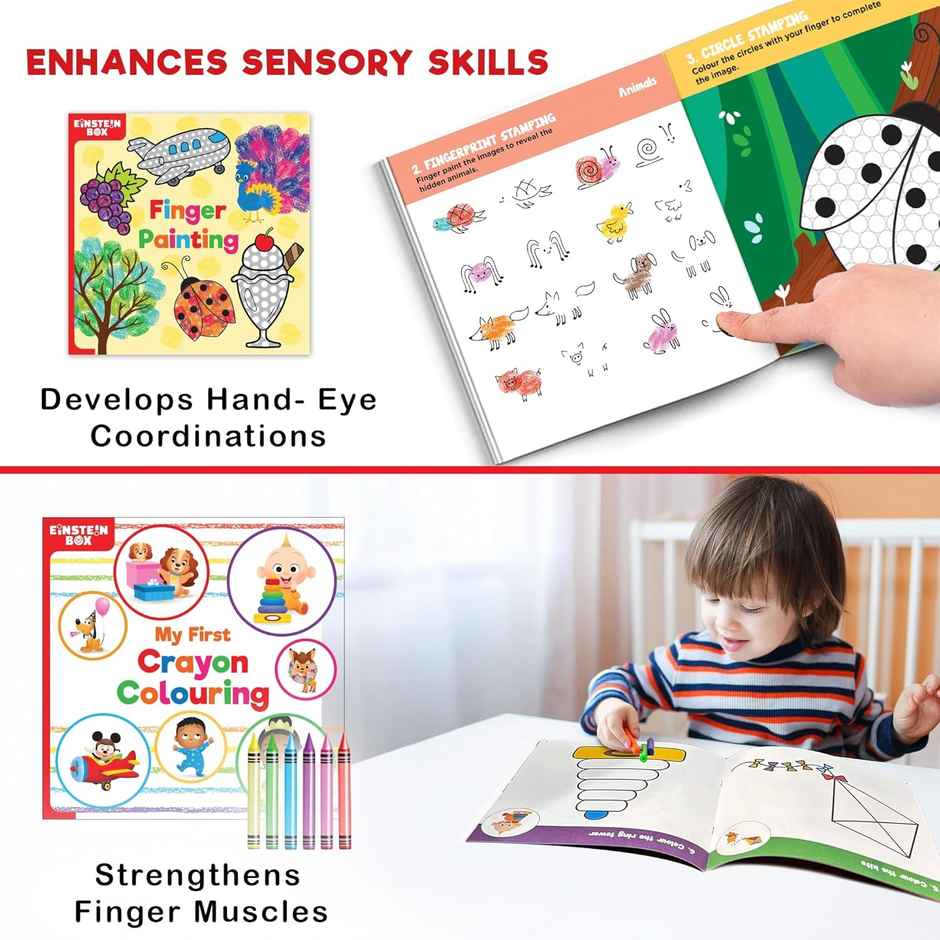 Einstein Box Featuring Disney for 2-Year-Old Boys & Girls | Books & Activities for Toddlers