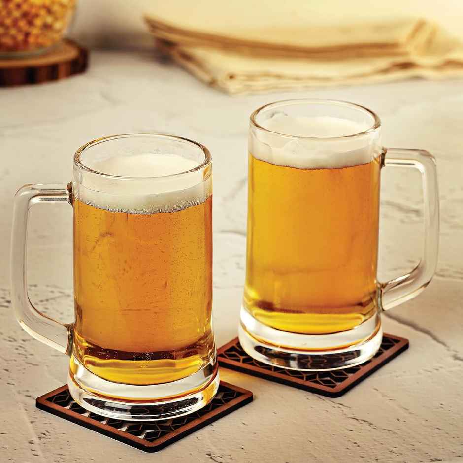 Cello Stern Beer Mug | Clear - 350 ml