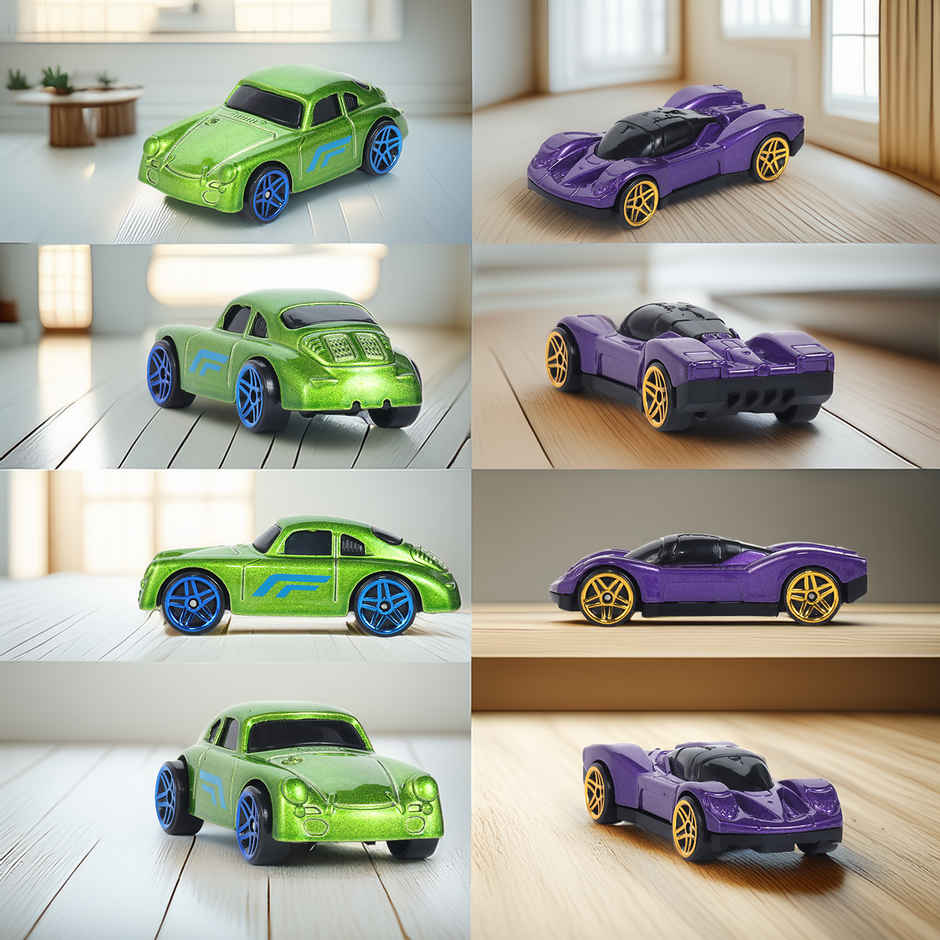 Race N Roll 1:64 Metal Die Cast Car - Hw.po356 | Pack of 2