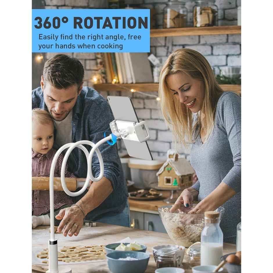 Sounce 360 Adjustable Mobile Phone Holder | Universal Phone Holder, (White)