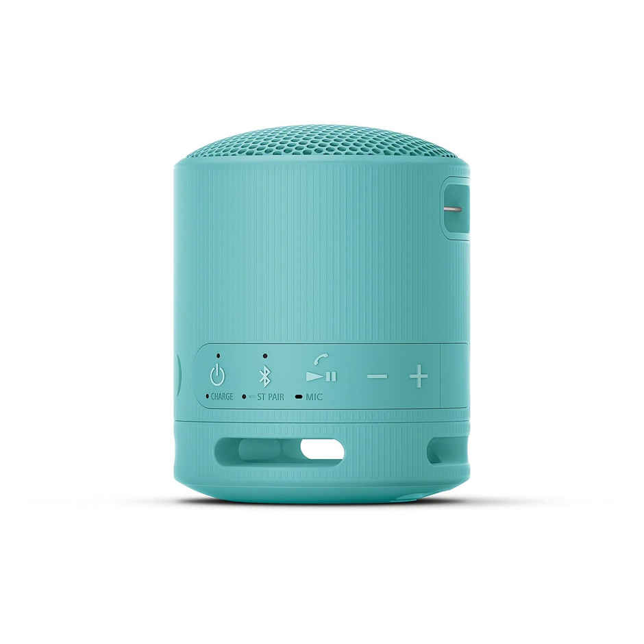 Sony SRS-XB100 Wireless Bluetooth Portable Super-Compact Speaker | Hands-Free Calling | Blue