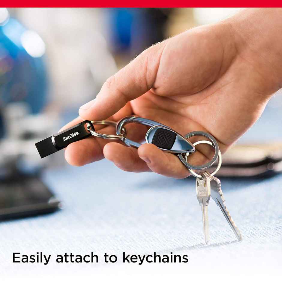 Sandisk Ultra Dual Drive Go Pendrive 128 GB USB Type C, Black