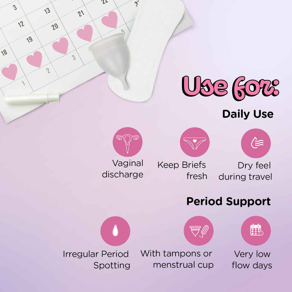 Pee Safe Panty Liner 155mm Regular