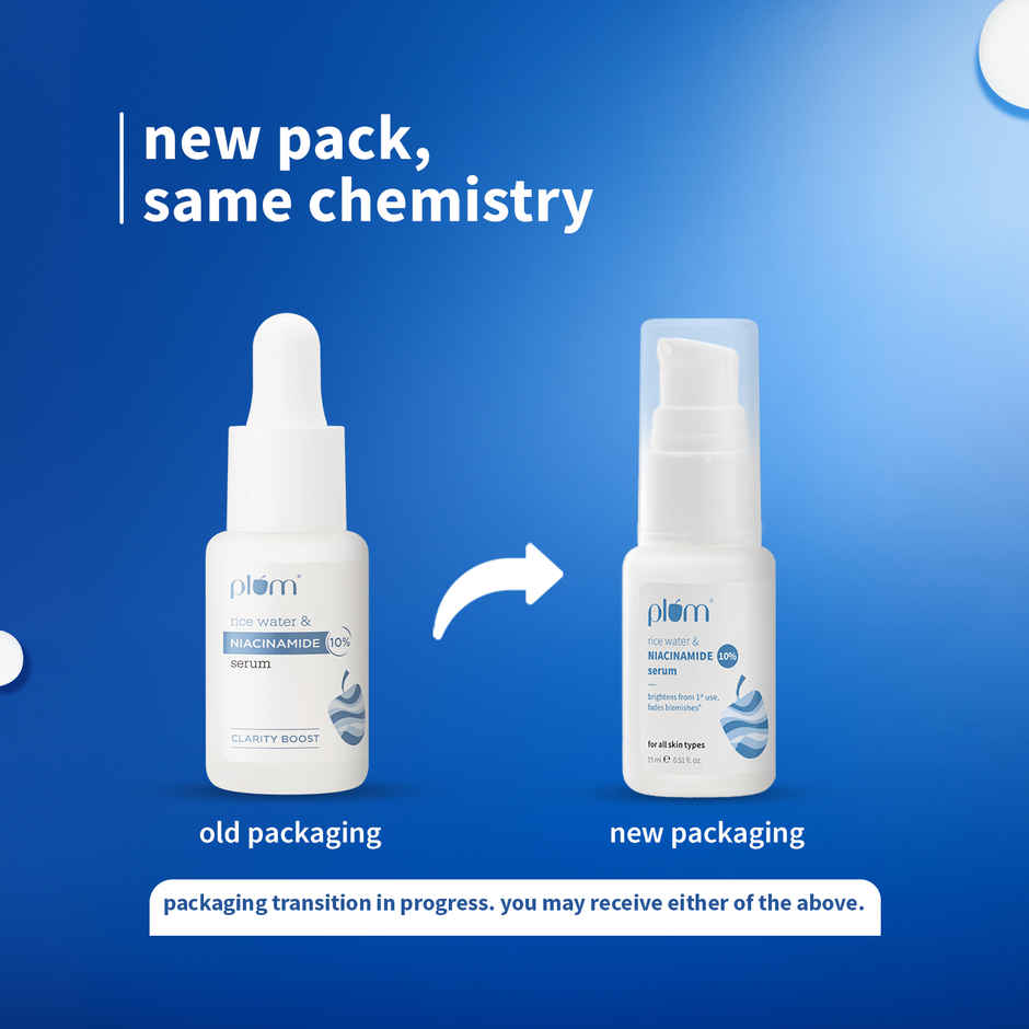 Plum 10% Niacinamide Face Serum With Rice Water