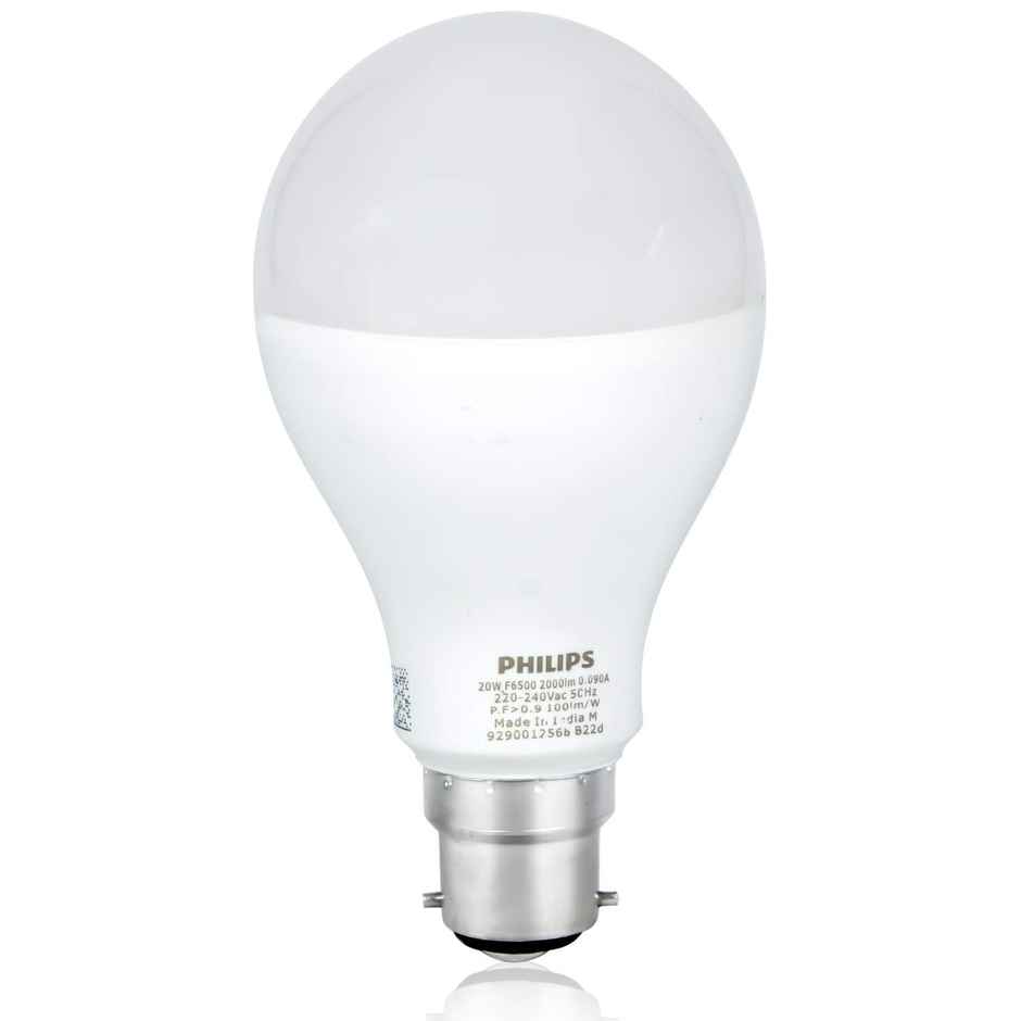 Philips 16 W LED Bulb White | 6500K | Eye Comfort | B22 Base Holder