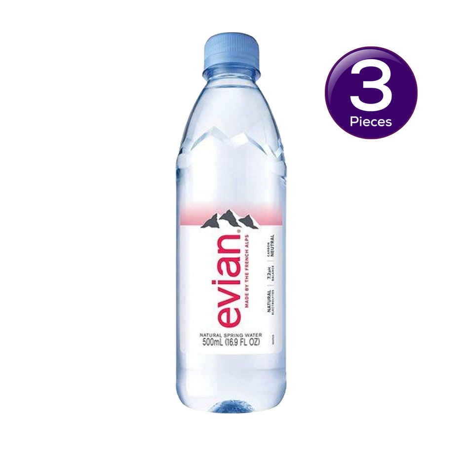 Evian Natural Mineral Water Combo