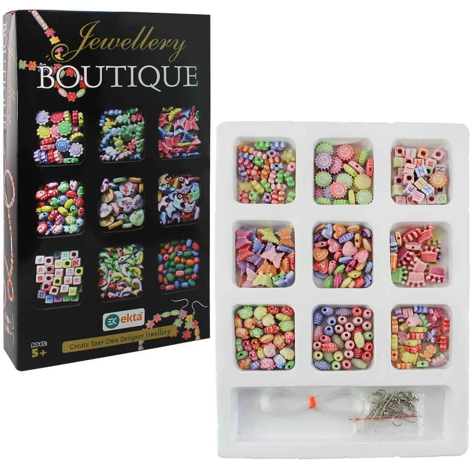 Ekta Jewellery Boutique Jr. Create Designer Jewellery with Acrylic Beads