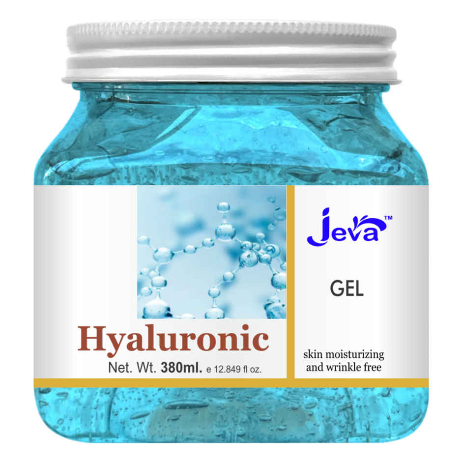 Jeva Hyaluronic Acid Face Moisturizer Hydrating Water Gel for All Skin Types, Deep Moisture Care