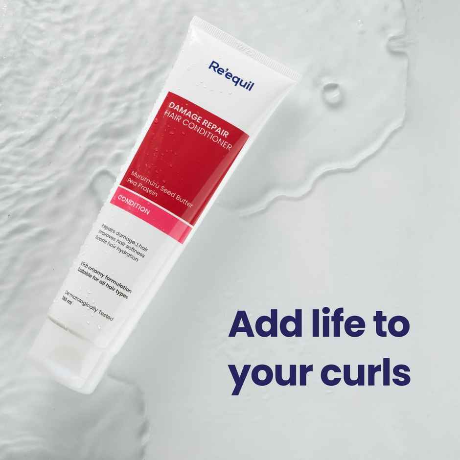 Re'Equil Damage Repair Conditioner With Murumuru & Pea Protein | Silicone Free Conditioner