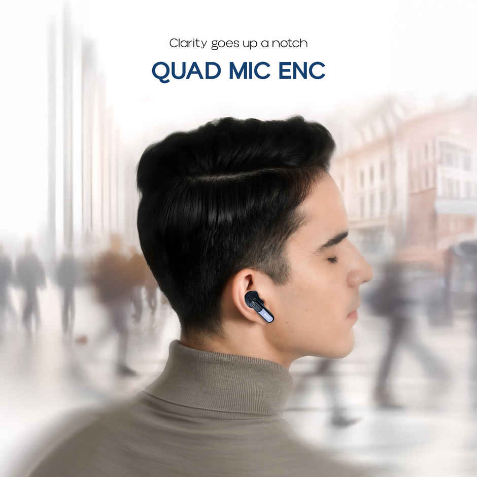 Noise Buds Uno 40H Playtime 4 Mic ENC 13mm Driver HyperSync TWS Earbuds | Navy Grain