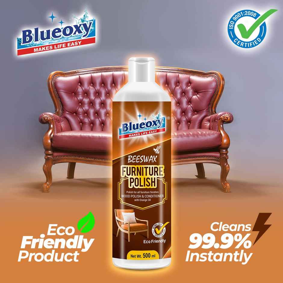 Blueoxy Beeswax Furniture Polish Gel | Wood Polish And Conditioner | Wooden Wax Polish