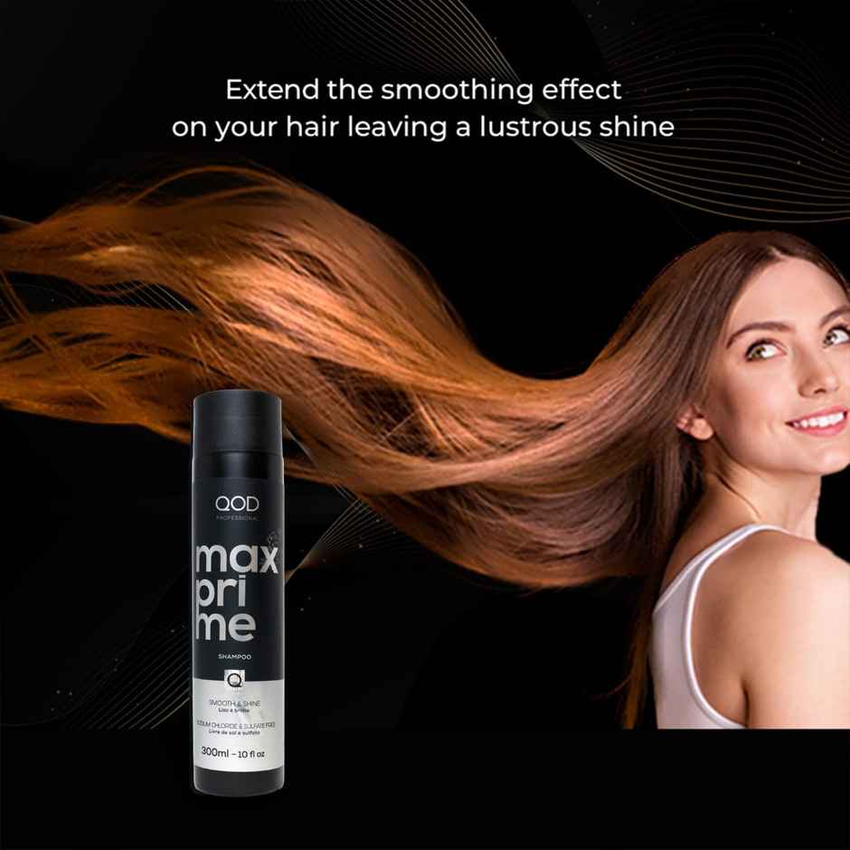Qod Professional Max Prime Shampoo Sulphate Free Sodium Chloride Free